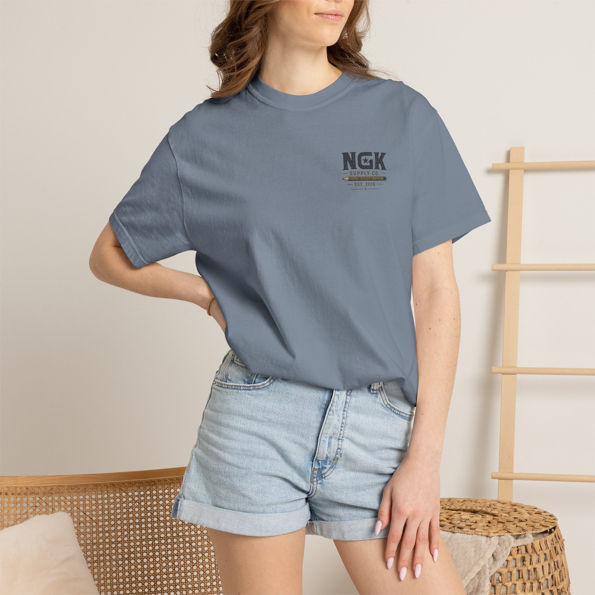 Work Worth Signing T-Shirt — NGK Supply Co. Vintage Tool Graphic
