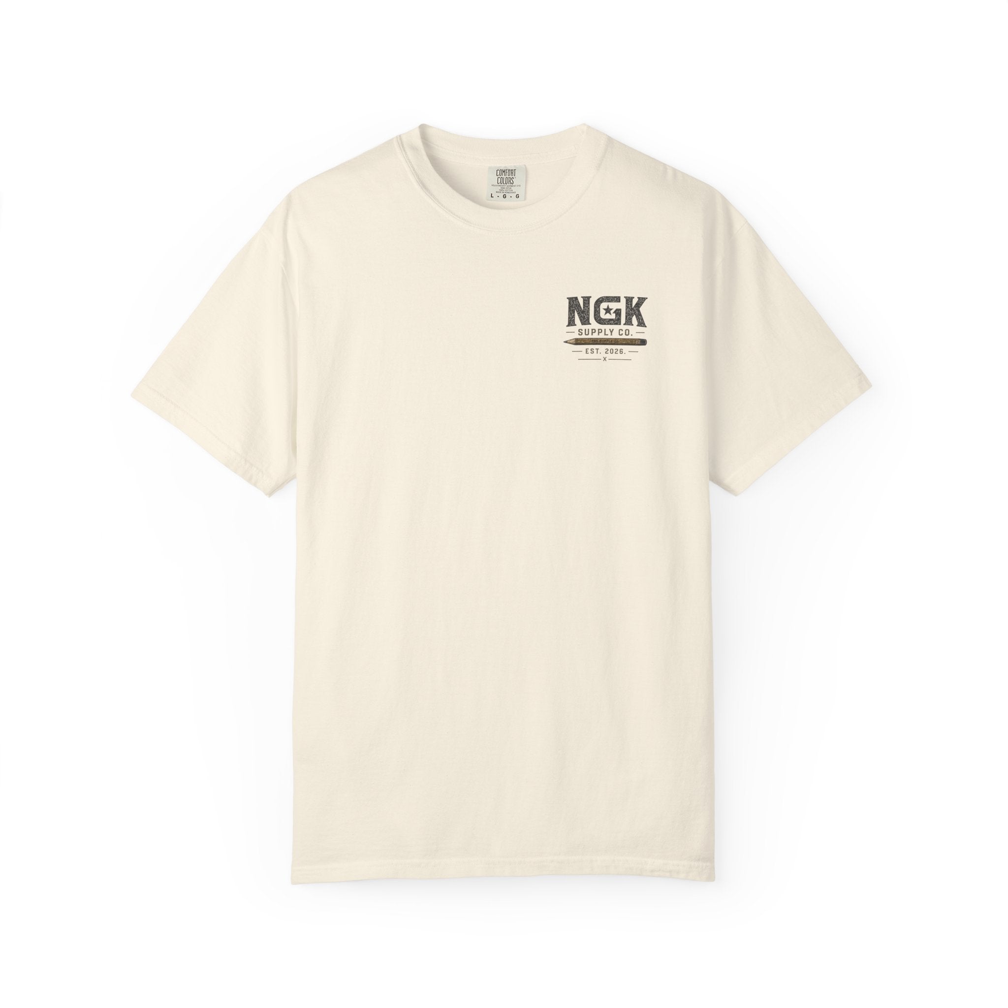 Work Worth Signing T-Shirt — NGK Supply Co. Vintage Tool Graphic