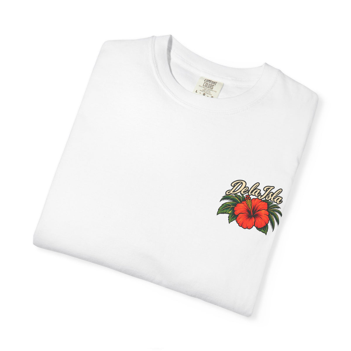 Sunshine State Retro Beach T-Shirt — 'De la Isla al Sunshine State' Floral Graphic