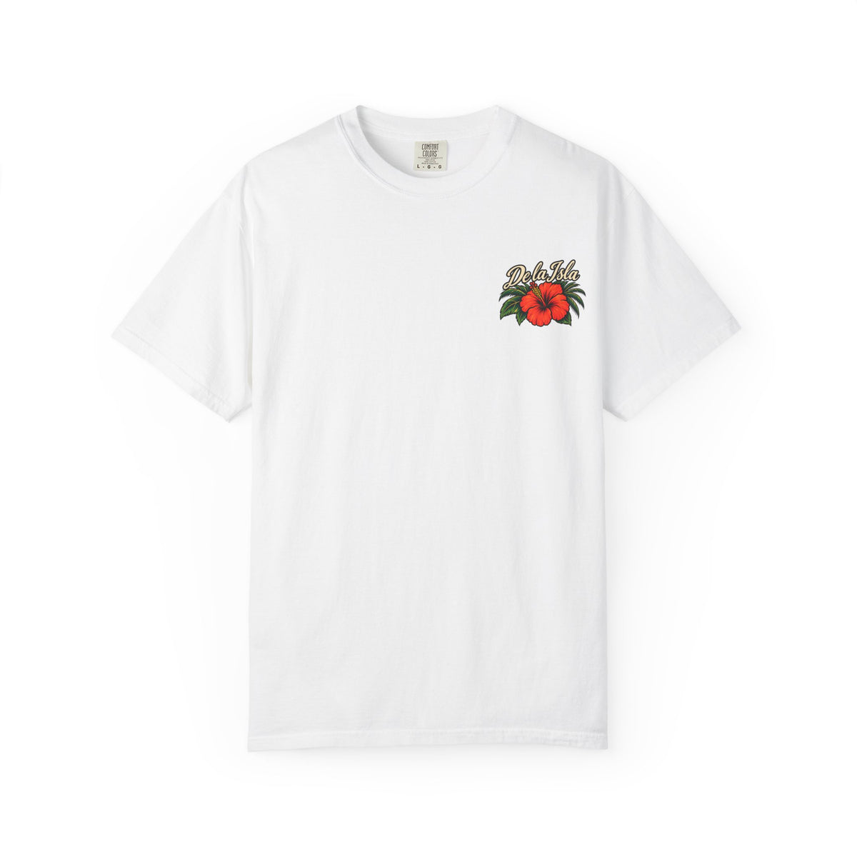 Sunshine State Retro Beach T-Shirt — 'De la Isla al Sunshine State' Floral Graphic