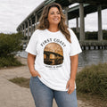 First Coast T-Shirt — Vintage Bridge "Home Is Here" Coastal Tee