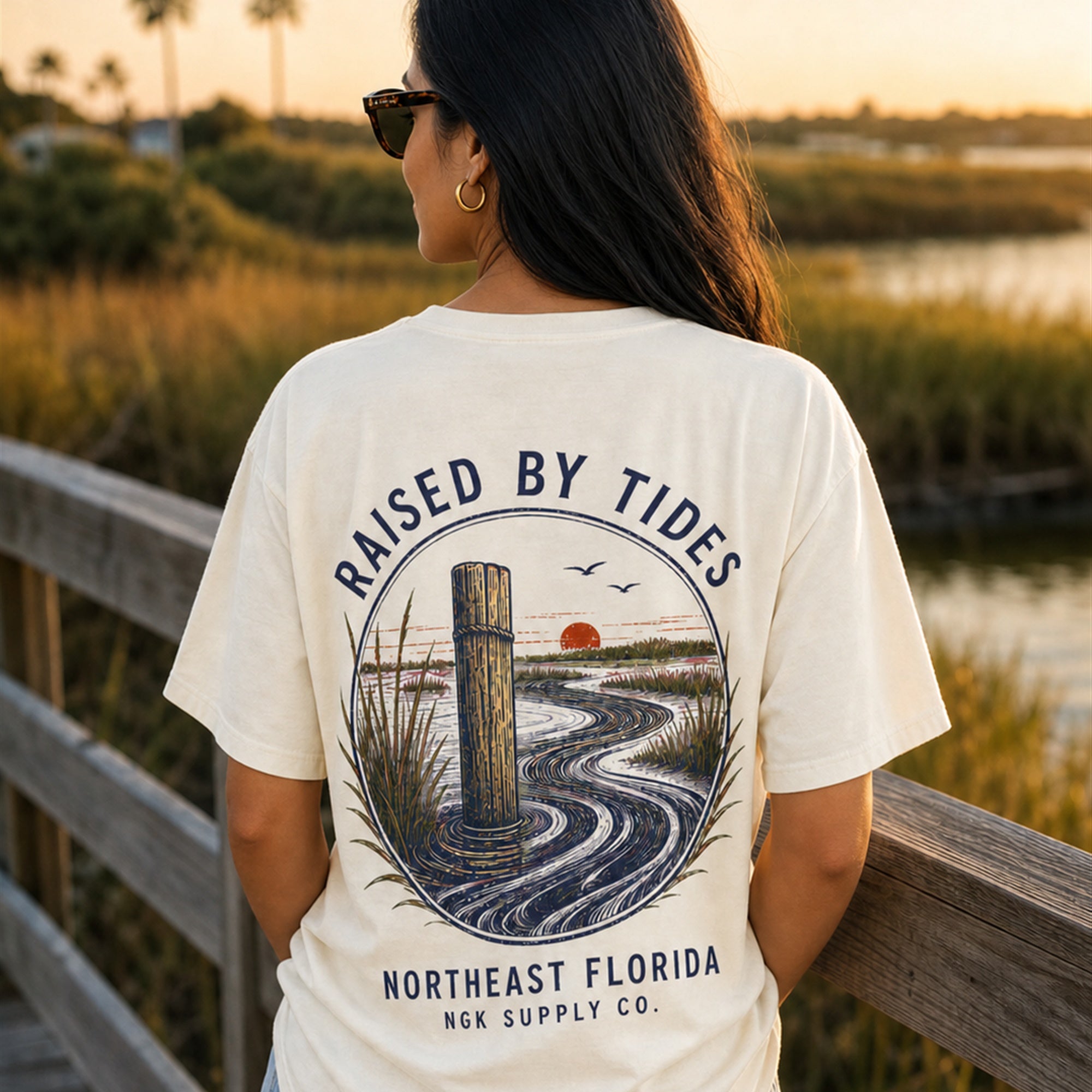 "Raised by Tides" T‑Shirt