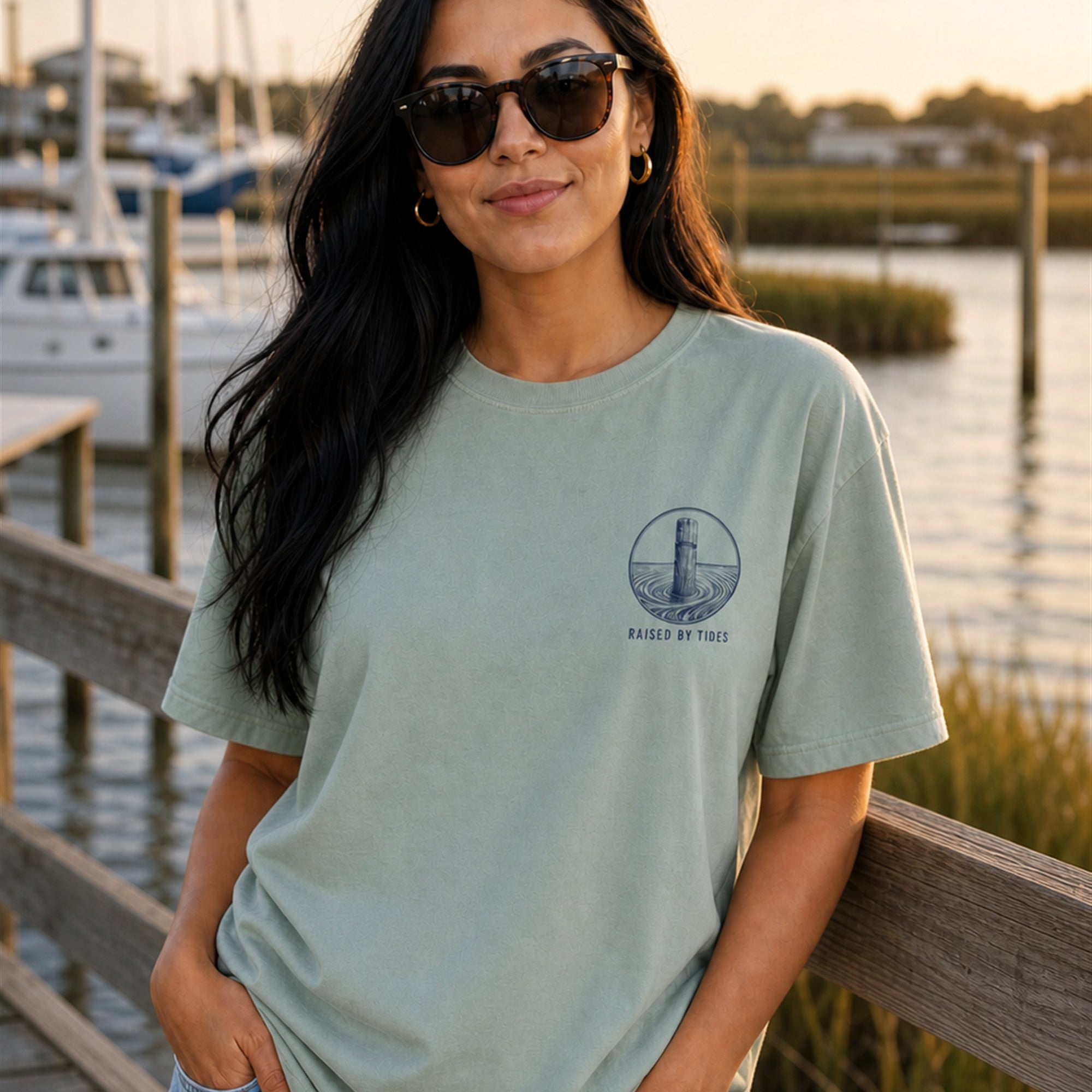 "Raised by Tides" T‑Shirt