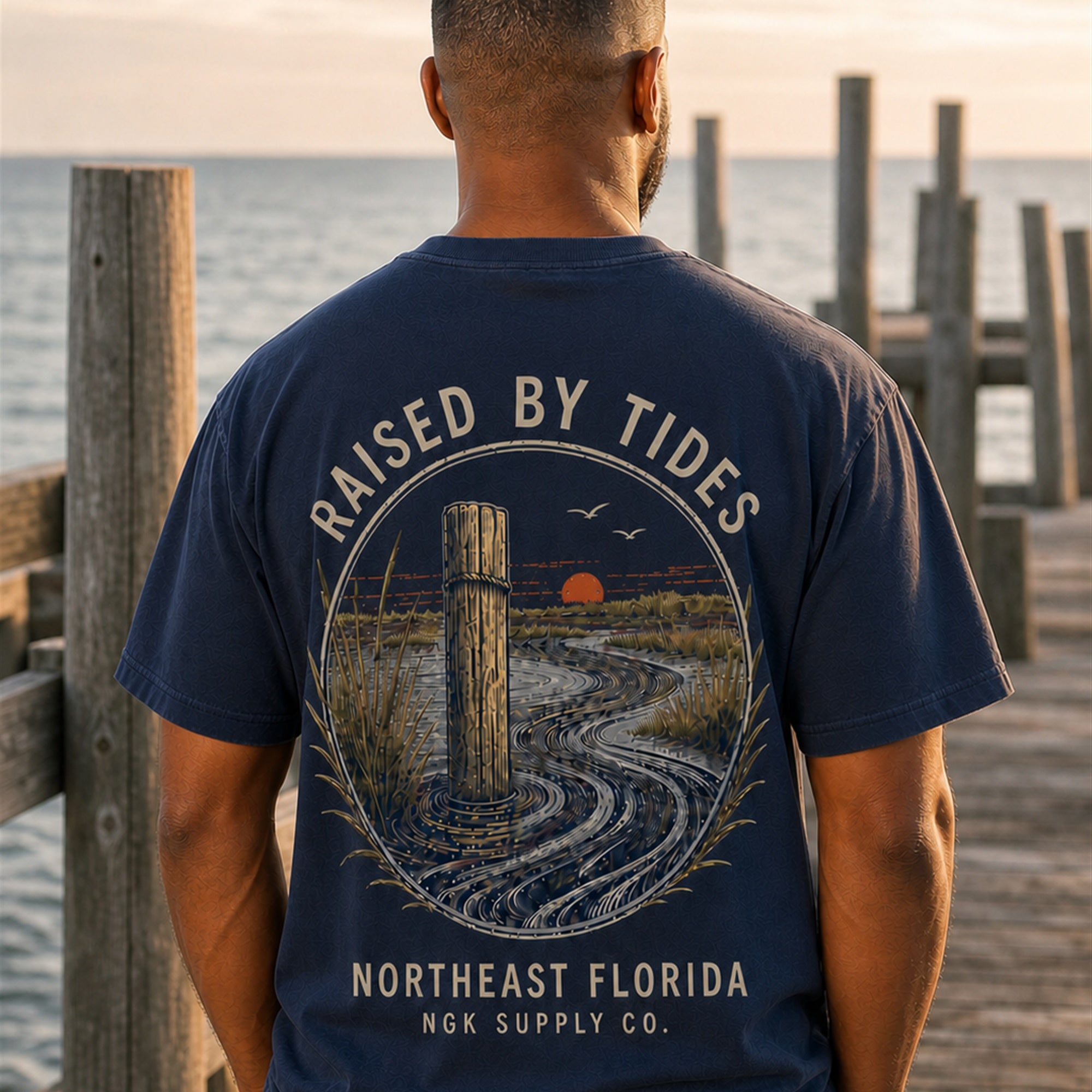 "Raised by Tides" T‑Shirt