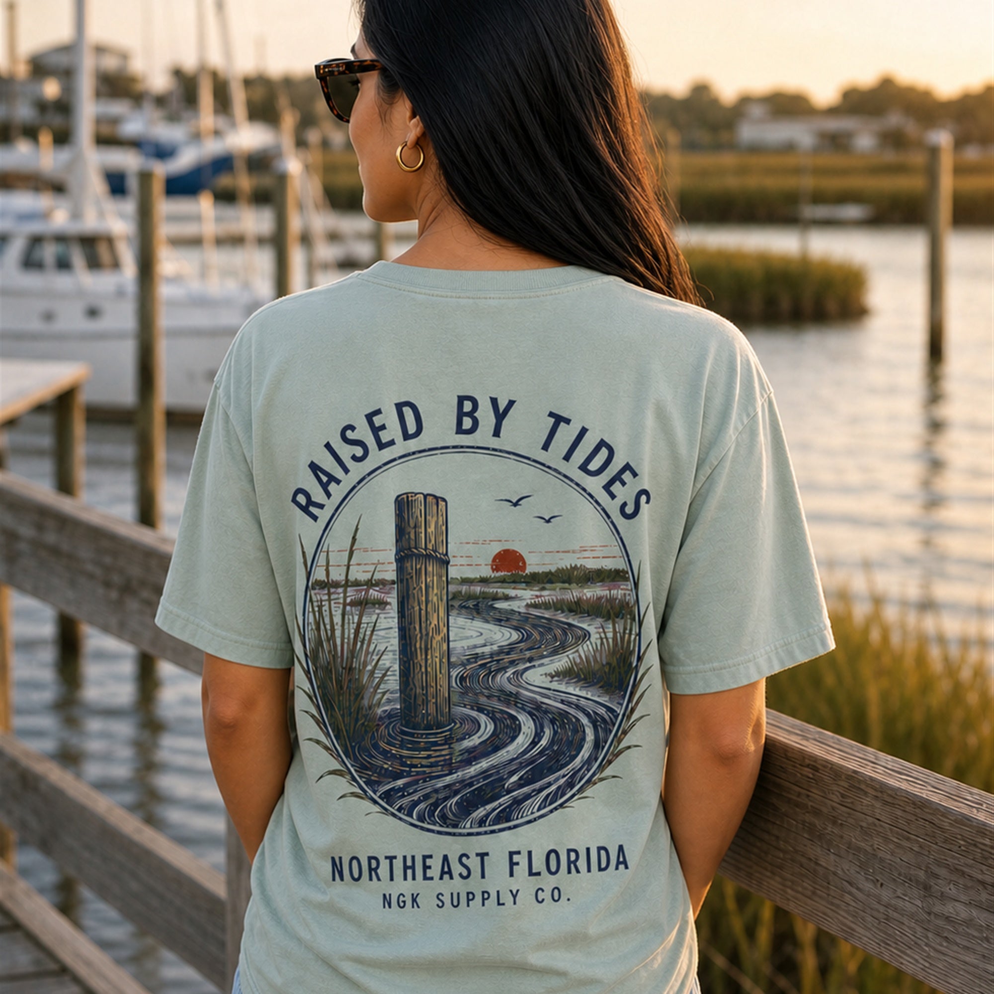 "Raised by Tides" T‑Shirt