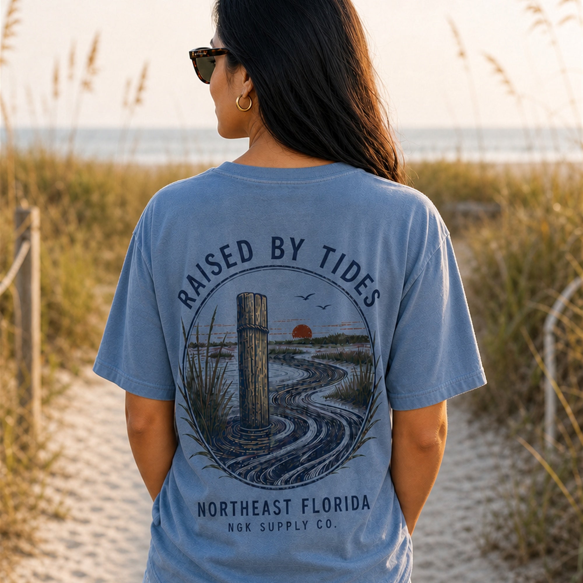 "Raised by Tides" T‑Shirt
