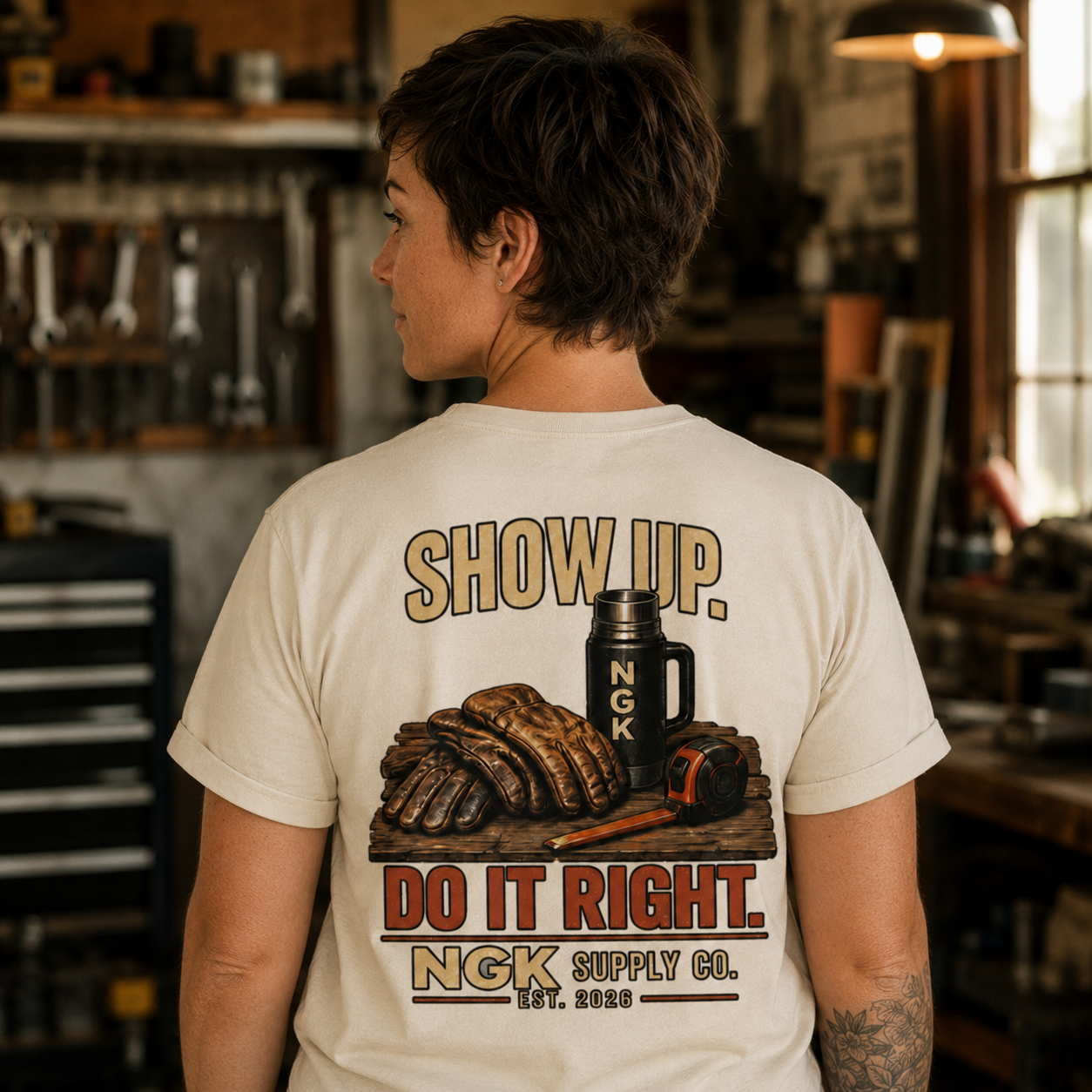 "Show Up. Do It Right." T-Shirt