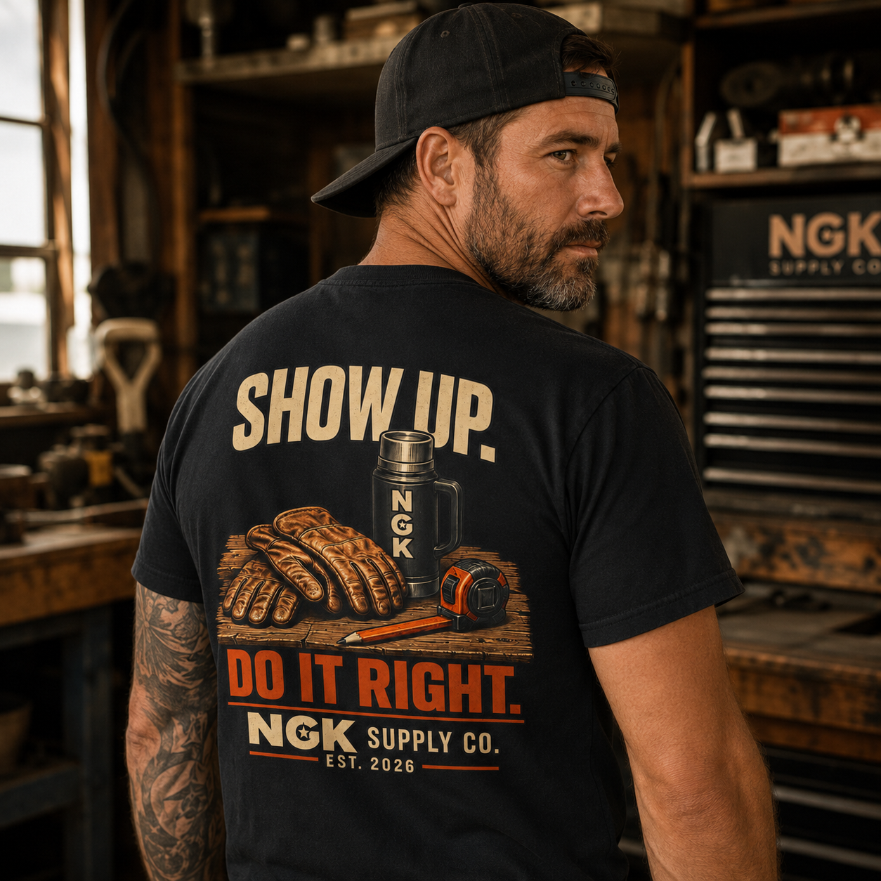 "Show Up. Do It Right." T-Shirt