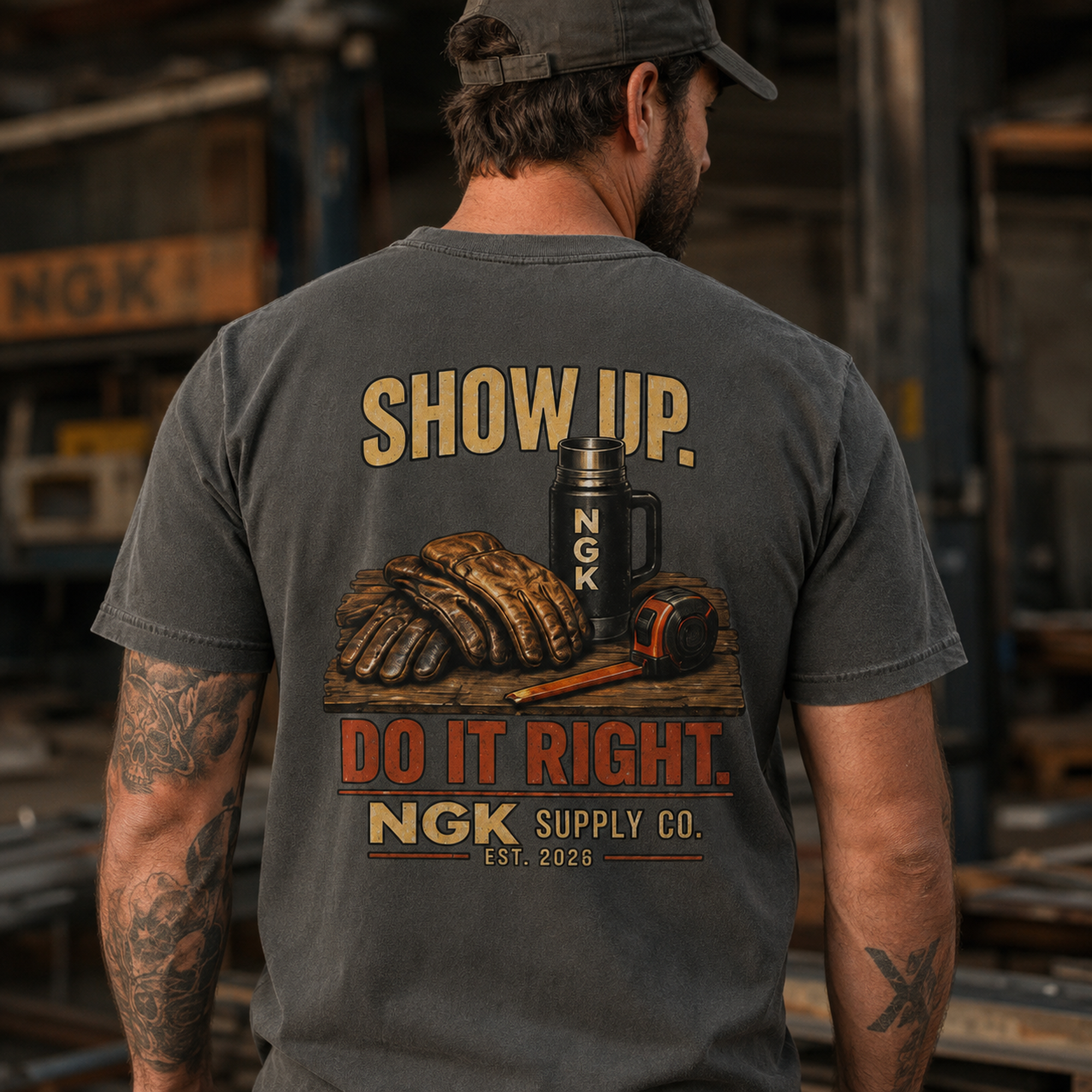 "Show Up. Do It Right." T-Shirt