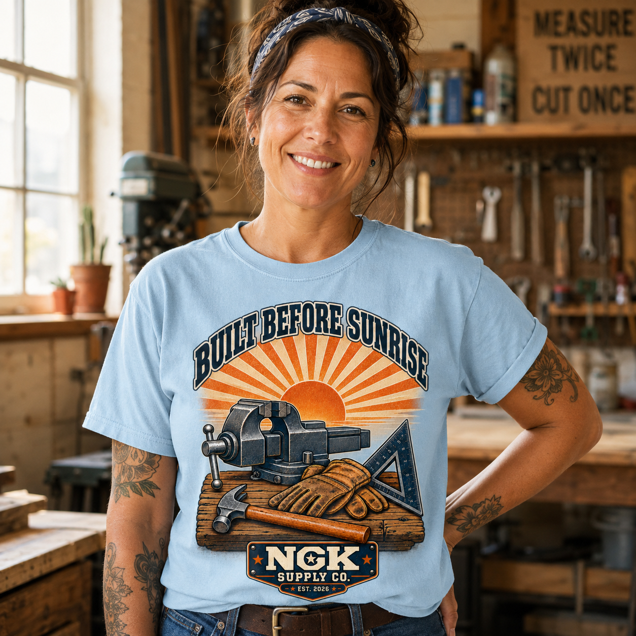 "Built Before Sunrise" T-Shirt