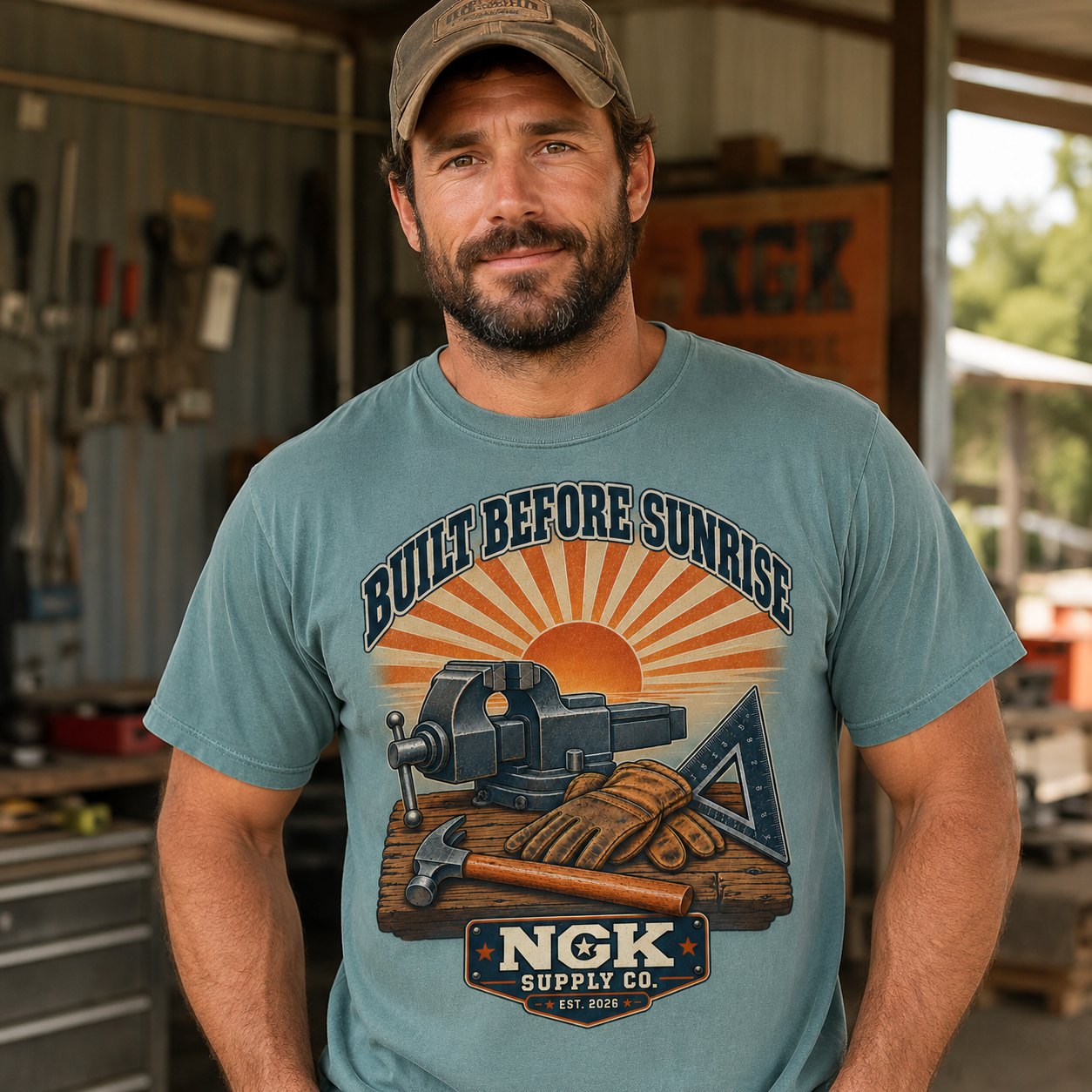"Built Before Sunrise" T-Shirt