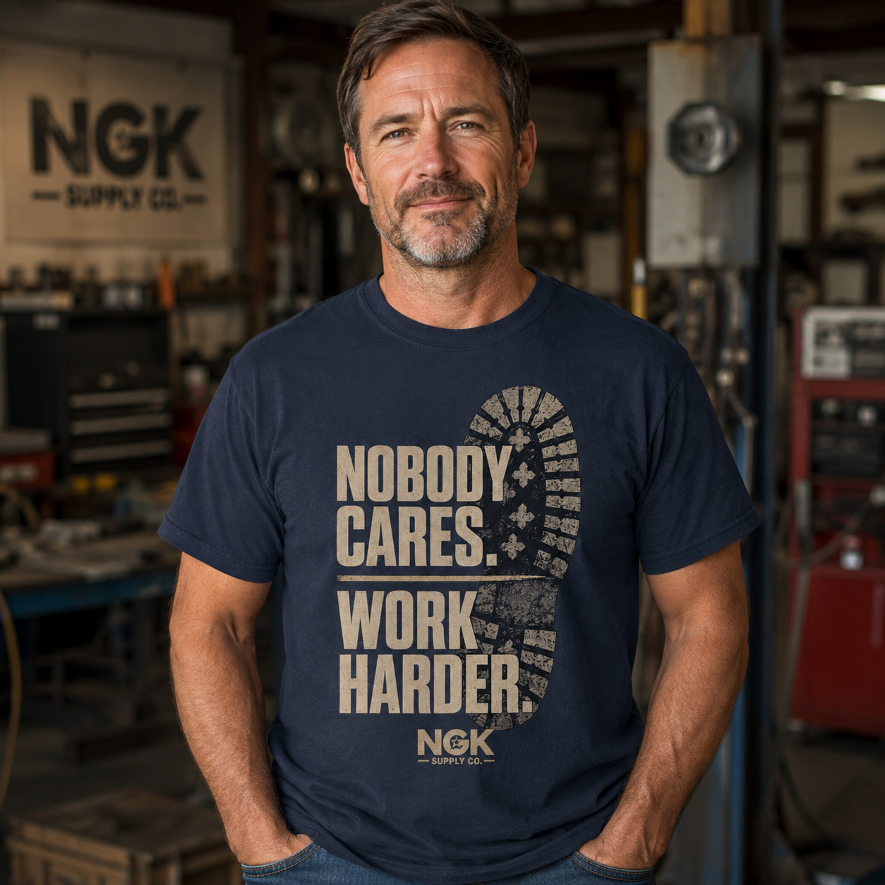 "Nobody Cares Work Harder" T-Shirt