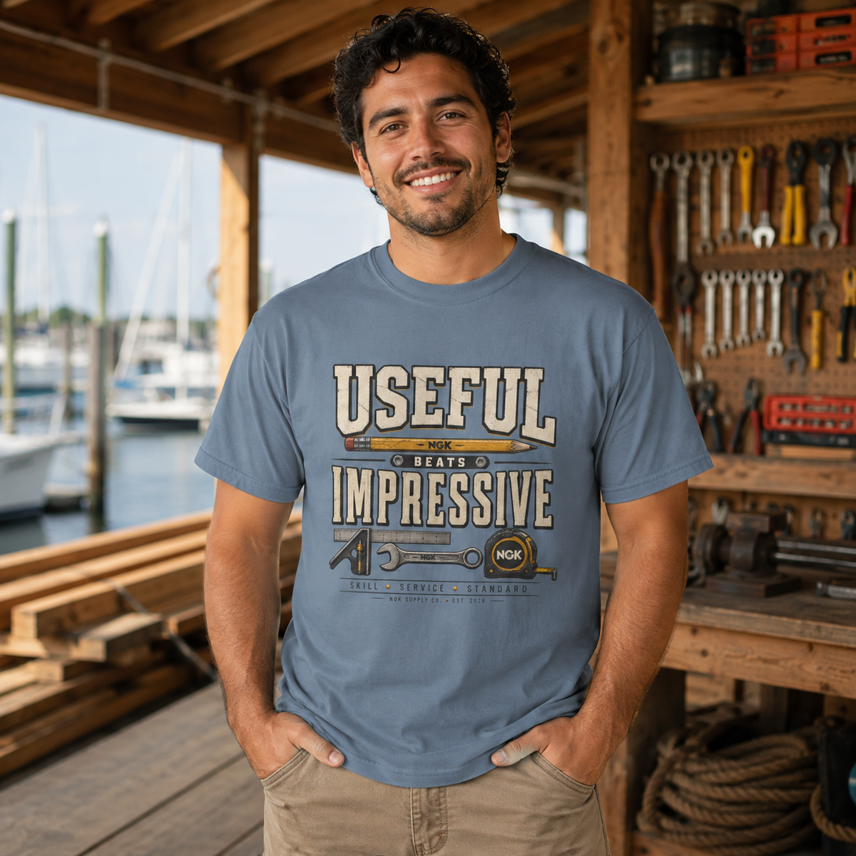 Useful Beats Impressive T-Shirt