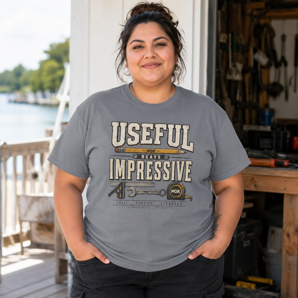 Useful Beats Impressive T-Shirt