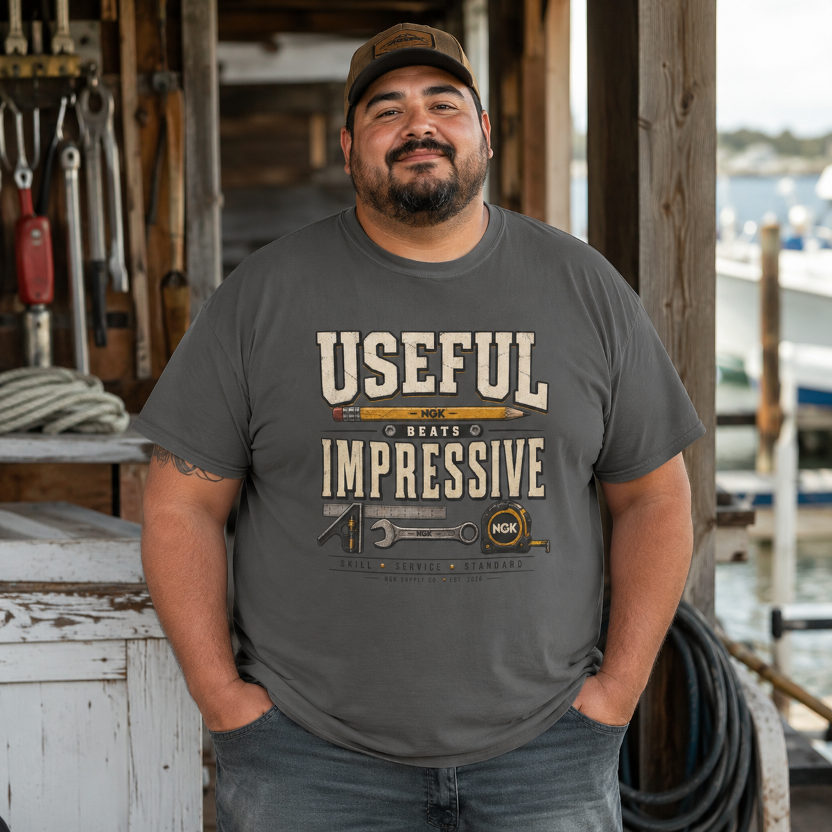 Useful Beats Impressive T-Shirt