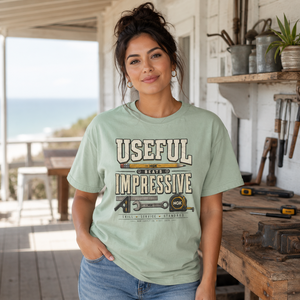 "Useful Beats Impressive" T-Shirt
