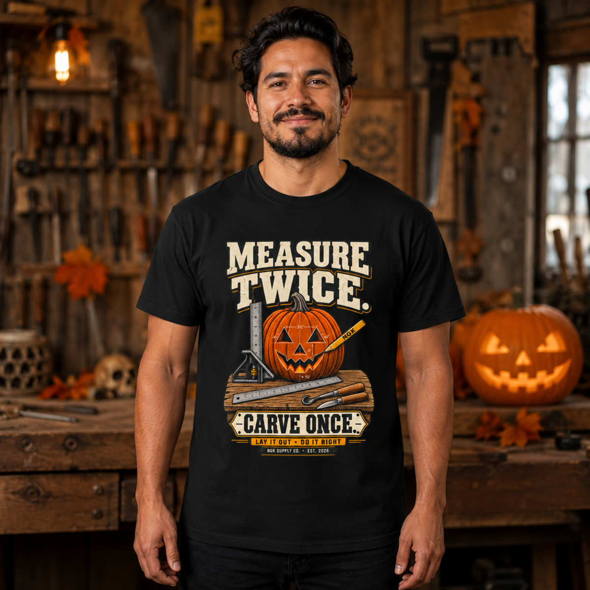 Measure Twice. Carve Once. T-Shirt