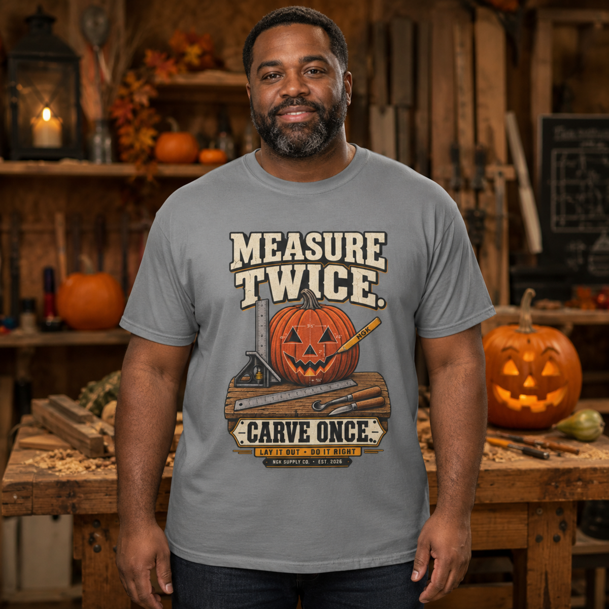Measure Twice. Carve Once. T-Shirt