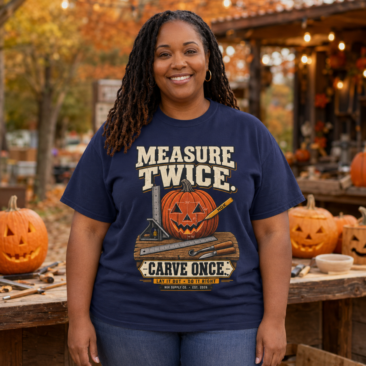 Measure Twice. Carve Once. T-Shirt