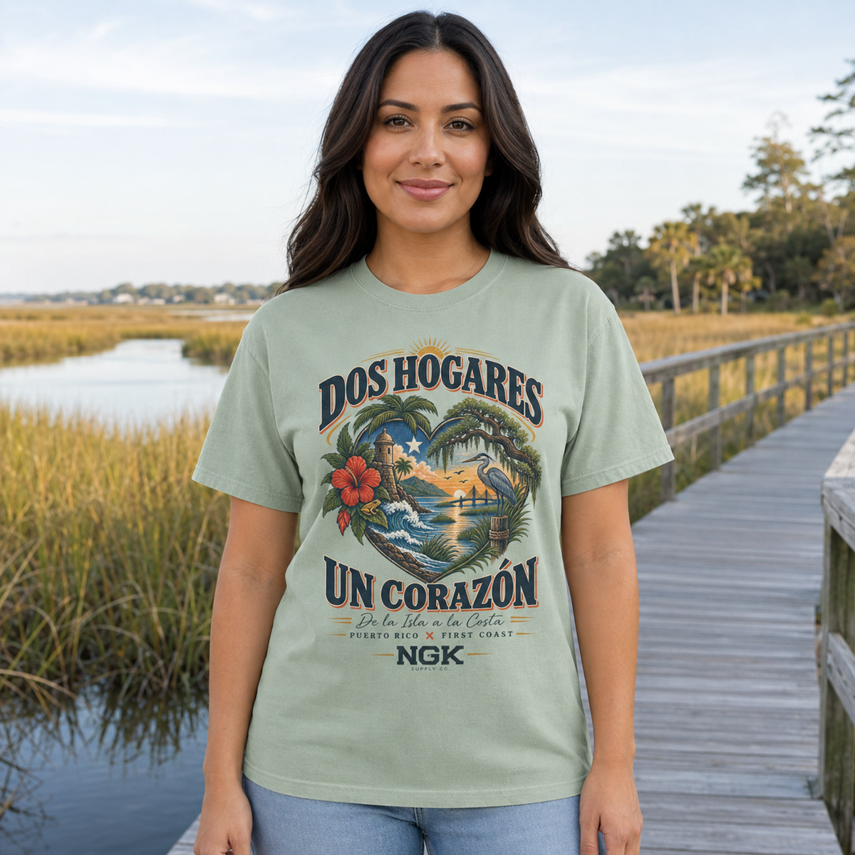 Dos Hogares, Un Corazón T-Shirt
