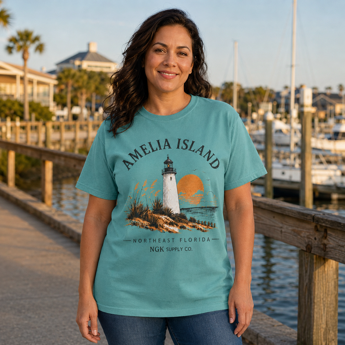 Amelia Island Lighthouse T-Shirt