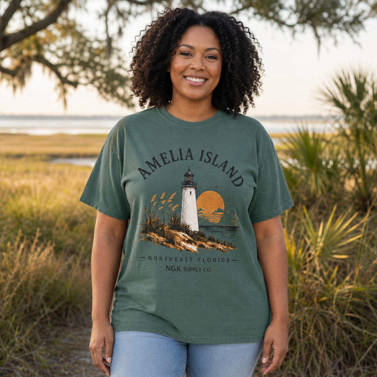 Amelia Island Lighthouse T-Shirt