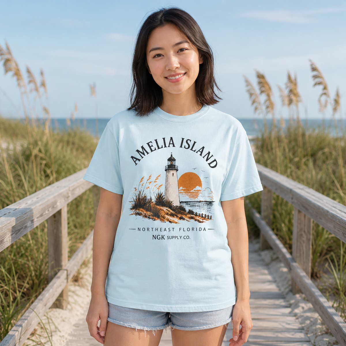 Amelia Island Lighthouse T-Shirt