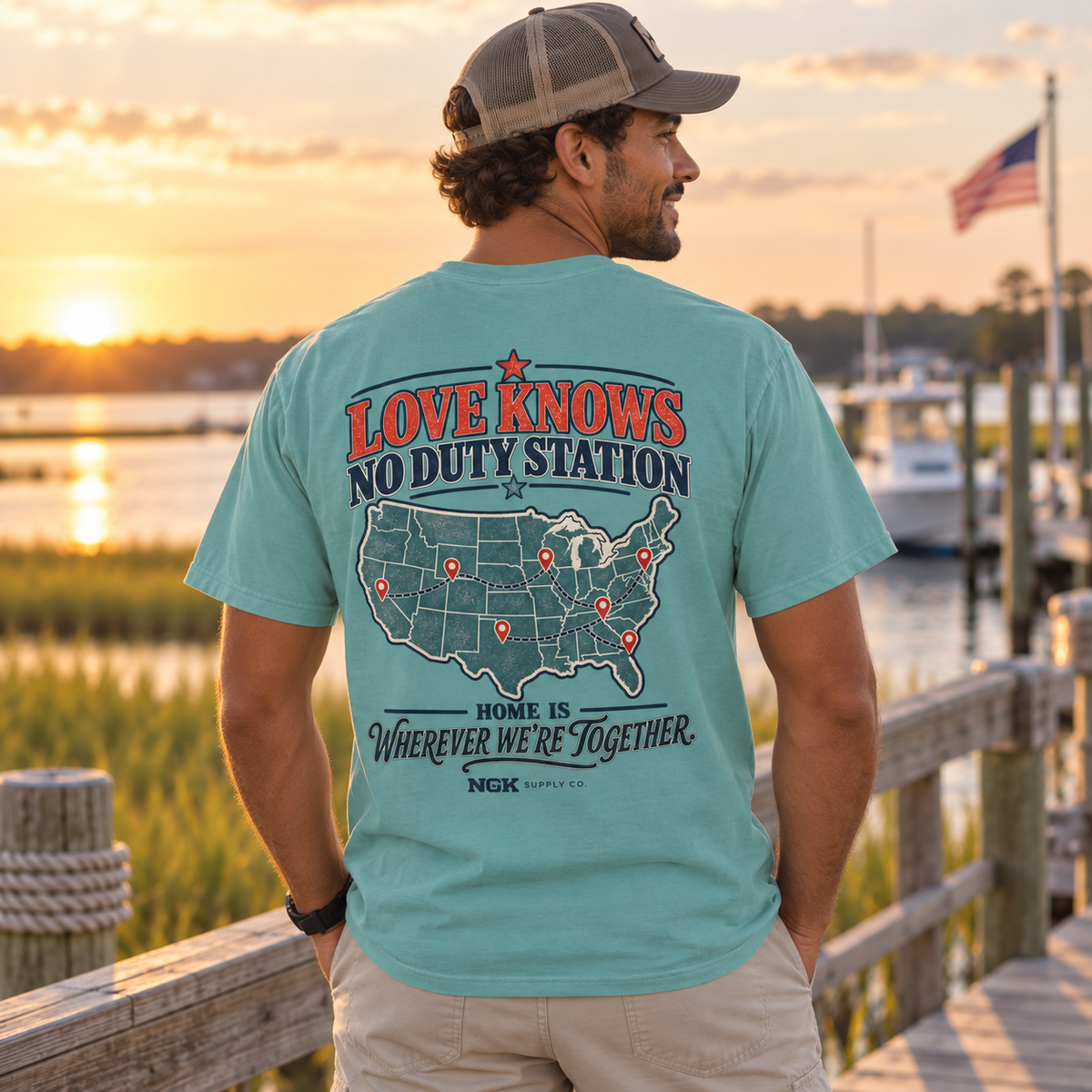 Love Knows No Duty Station T-Shirt