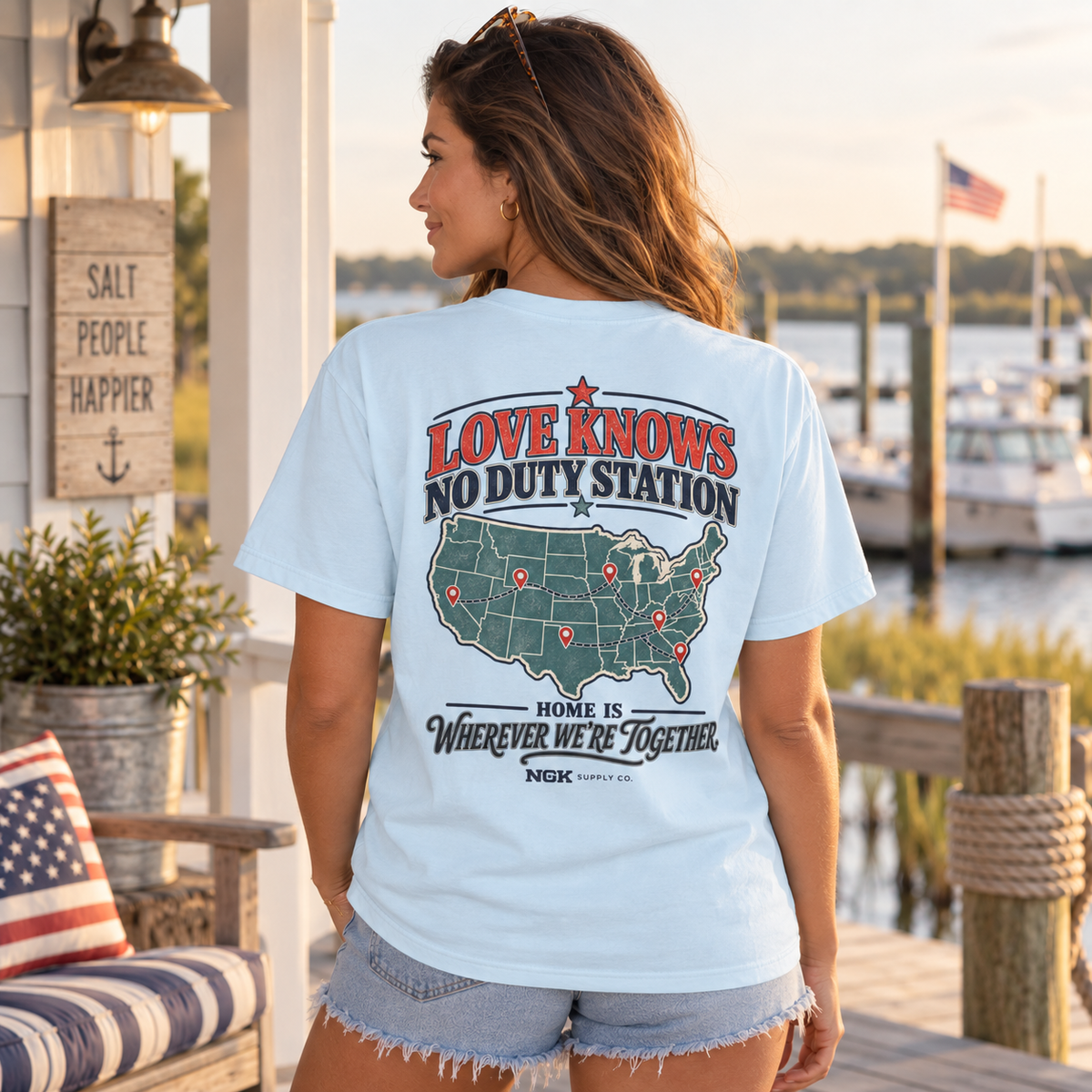 Love Knows No Duty Station T-Shirt