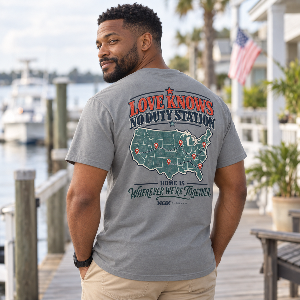 Love Knows No Duty Station T-Shirt