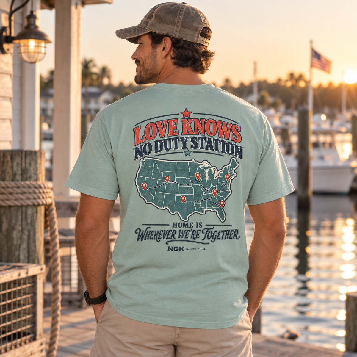 Love Knows No Duty Station T-Shirt