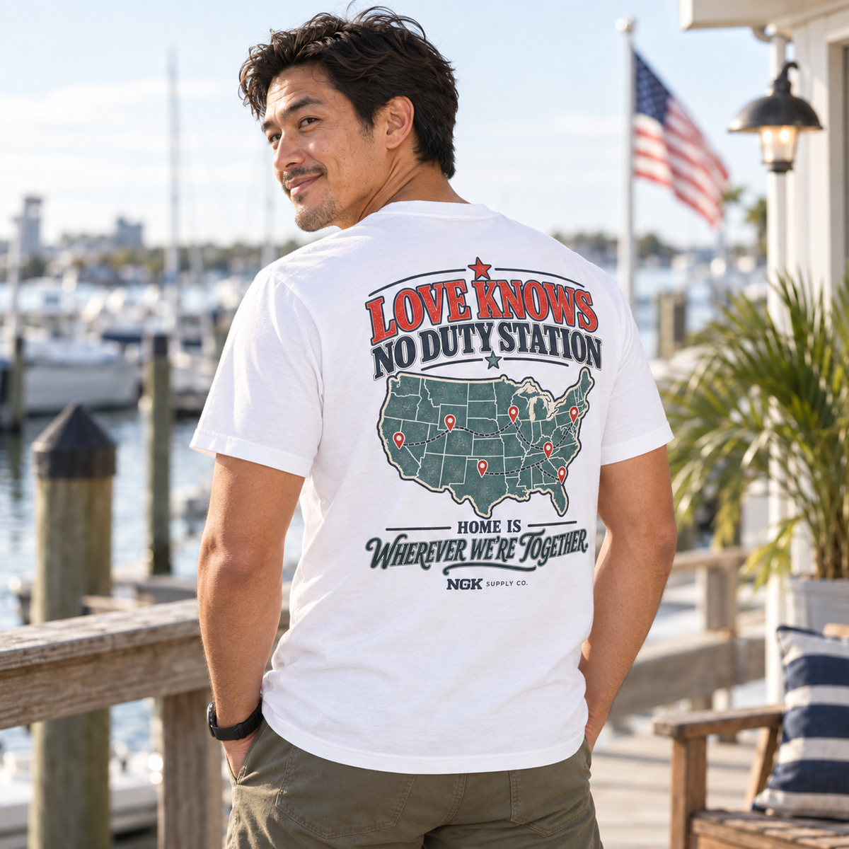 Love Knows No Duty Station T-Shirt