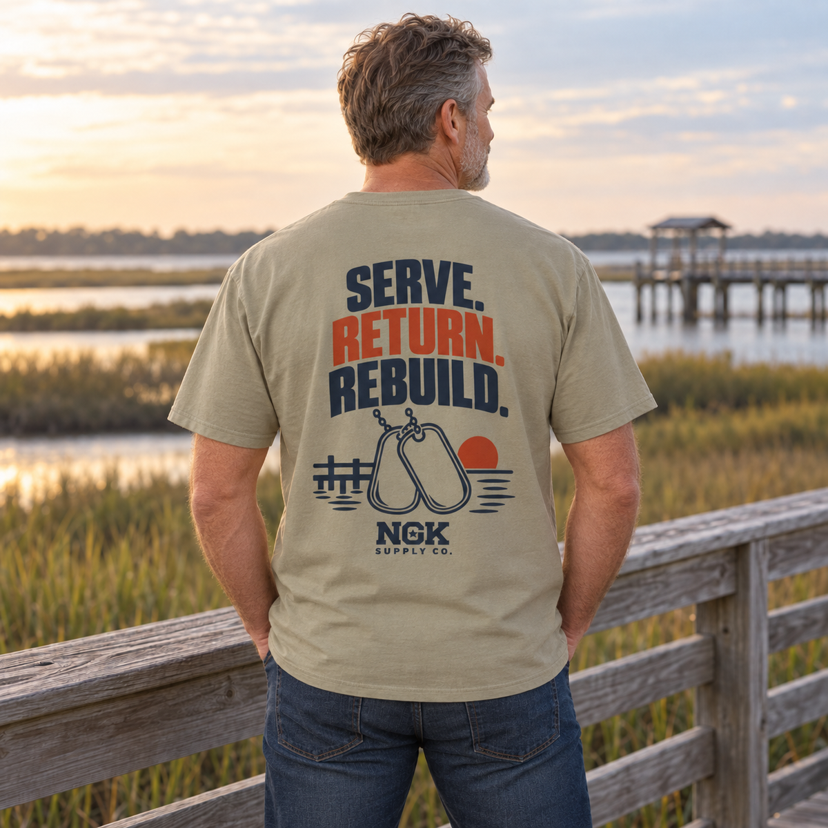 Serve. Return. Rebuild. T-Shirt