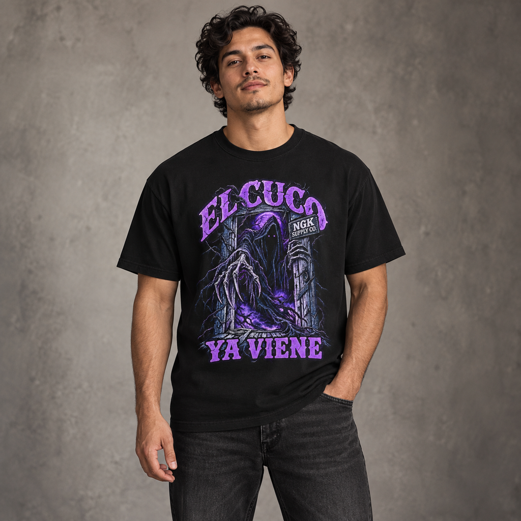 El Cuco Ya Viene T-Shirt Midnight Version