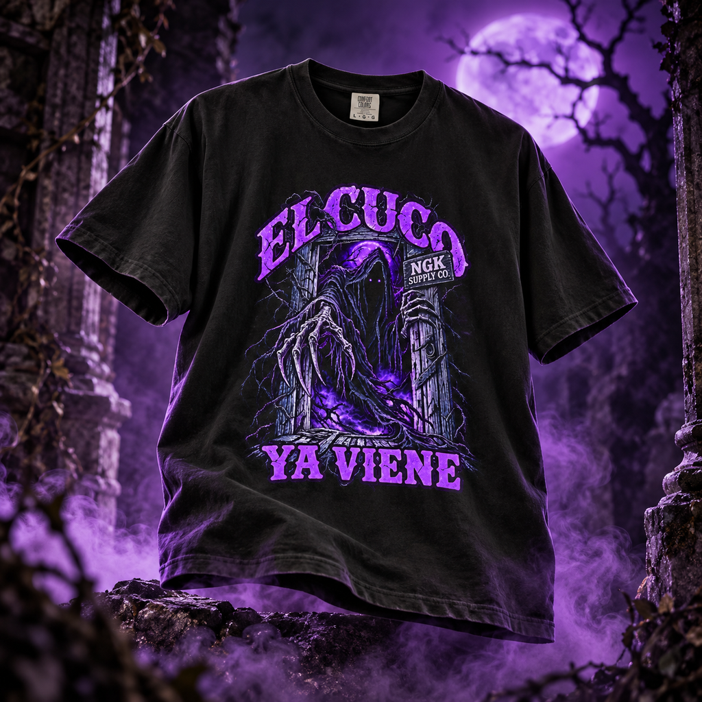 El Cuco Ya Viene T-Shirt Midnight Version