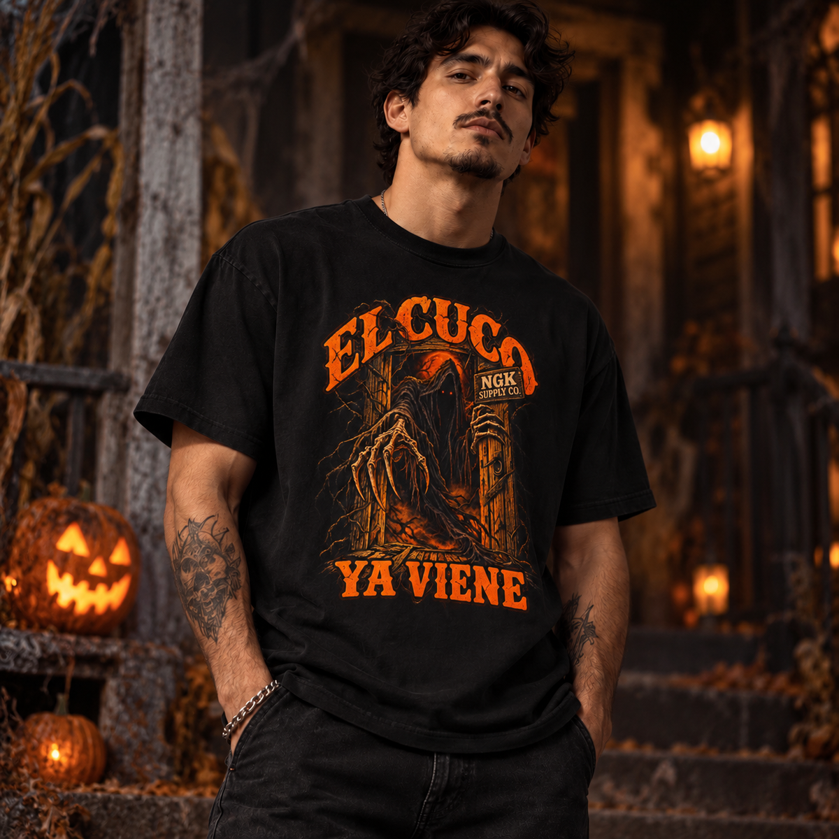 El Cuco Ya Viene T-Shirt Ember Version