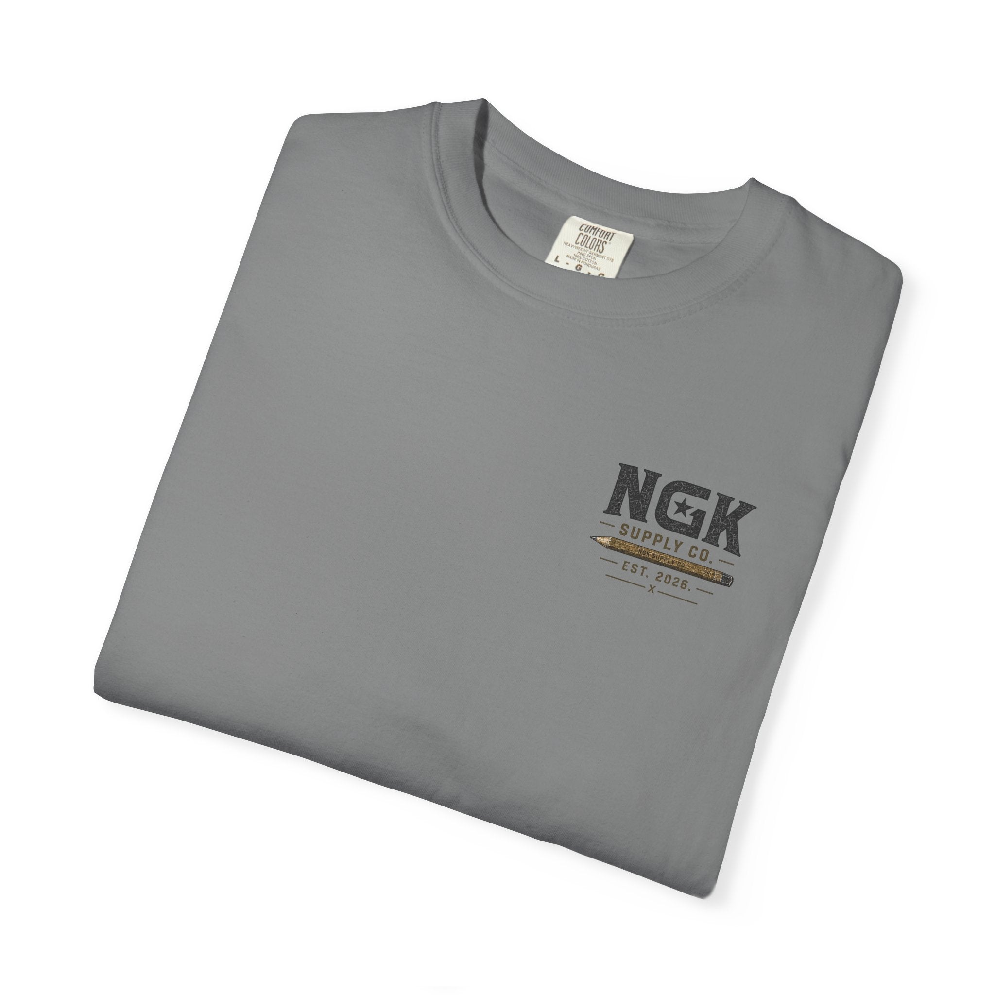 Work Worth Signing T-Shirt — NGK Supply Co. Vintage Tool Graphic