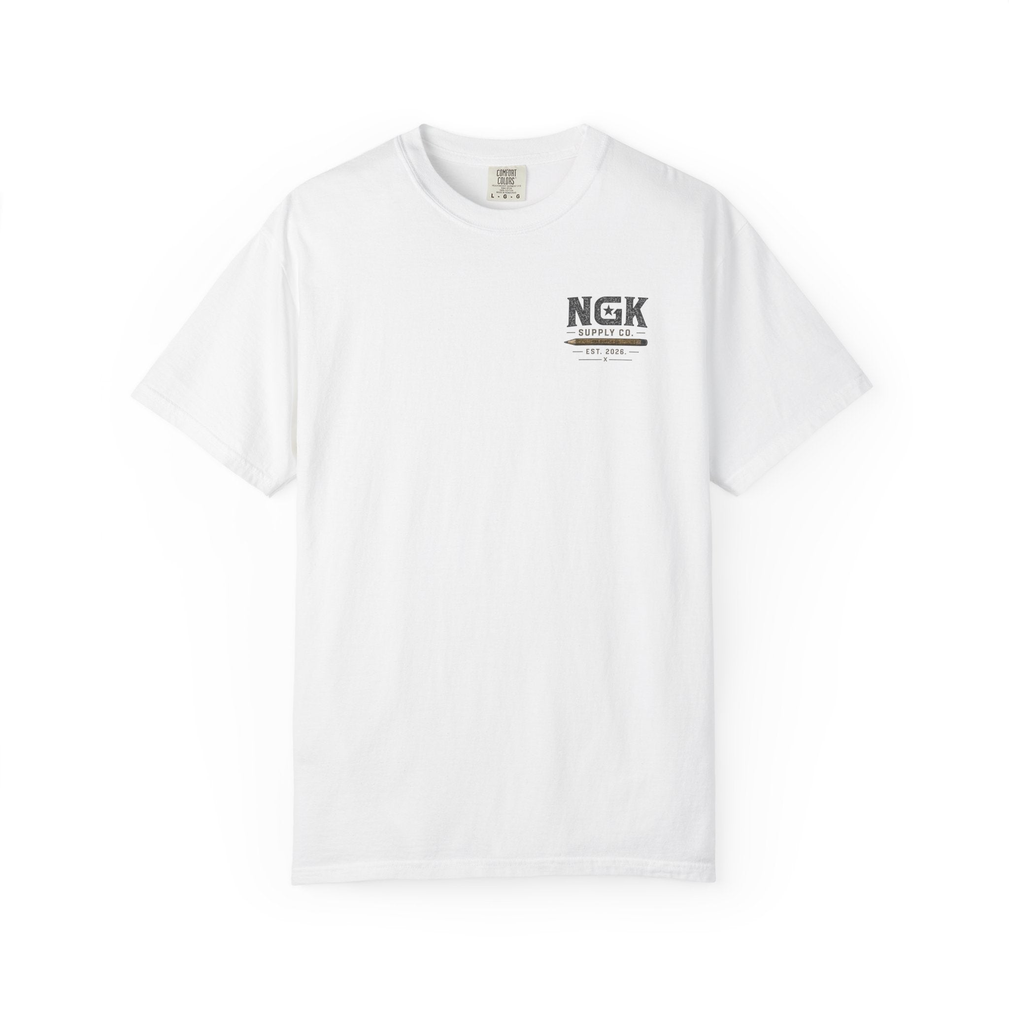 Work Worth Signing T-Shirt — NGK Supply Co. Vintage Tool Graphic