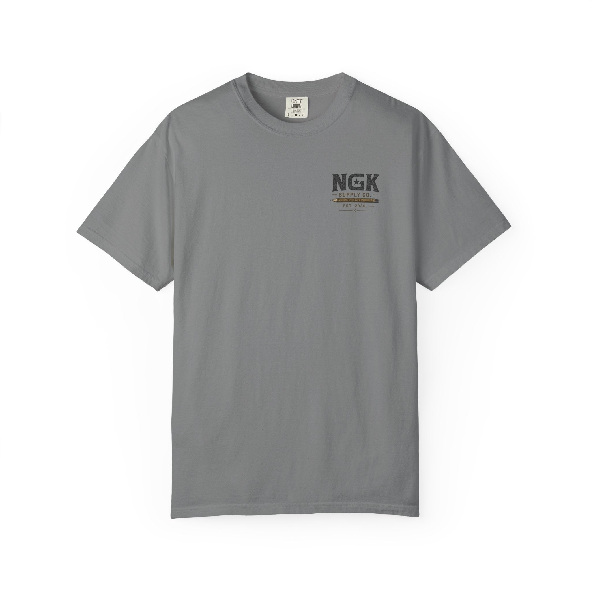 Work Worth Signing T-Shirt — NGK Supply Co. Vintage Tool Graphic