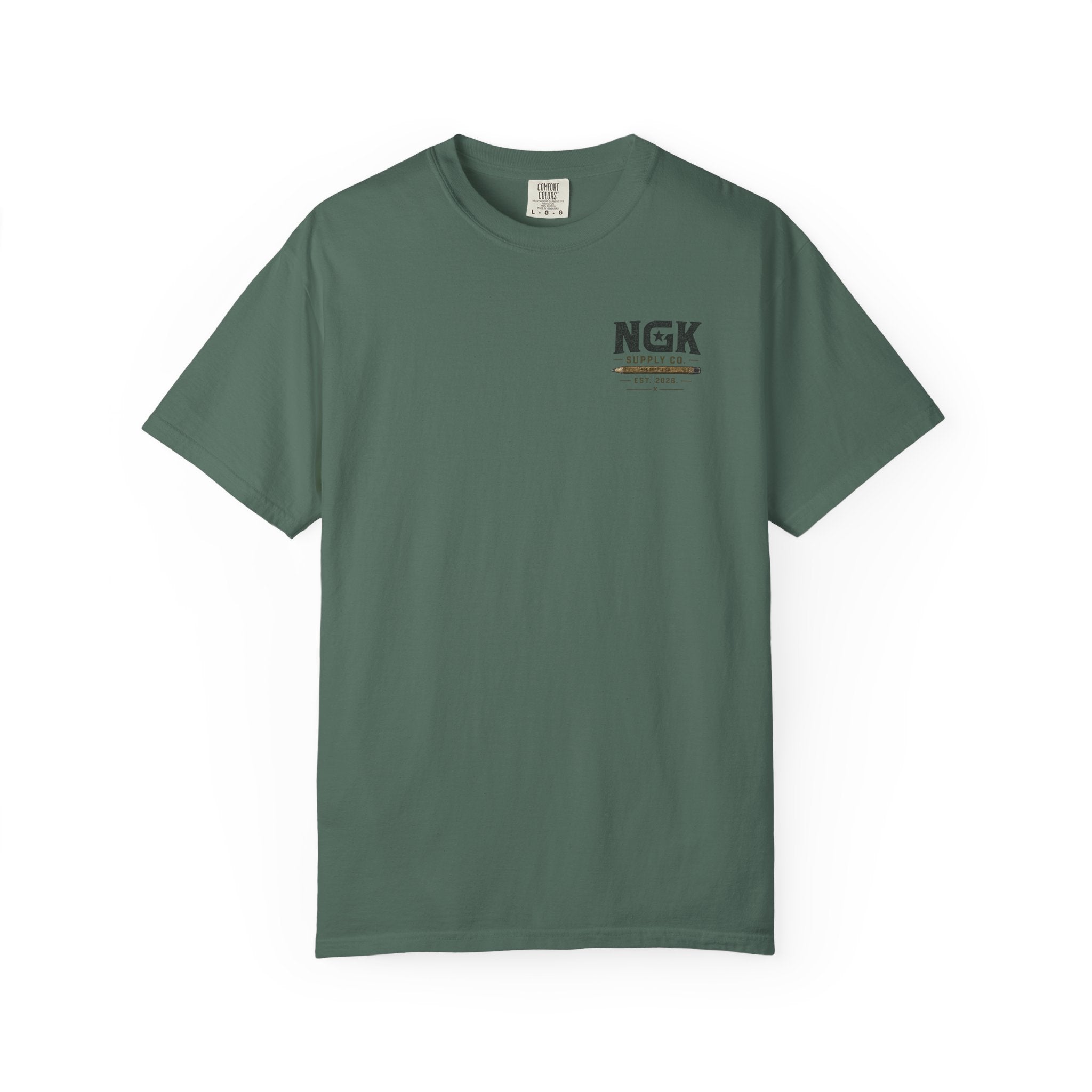 Work Worth Signing T-Shirt — NGK Supply Co. Vintage Tool Graphic